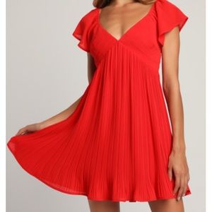 Beautiful Red open back mini dress